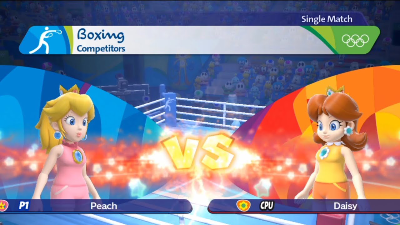 Mario & Sonic at The Rio 2016 Olympic Games - Boxing - Peach Vs Daisy