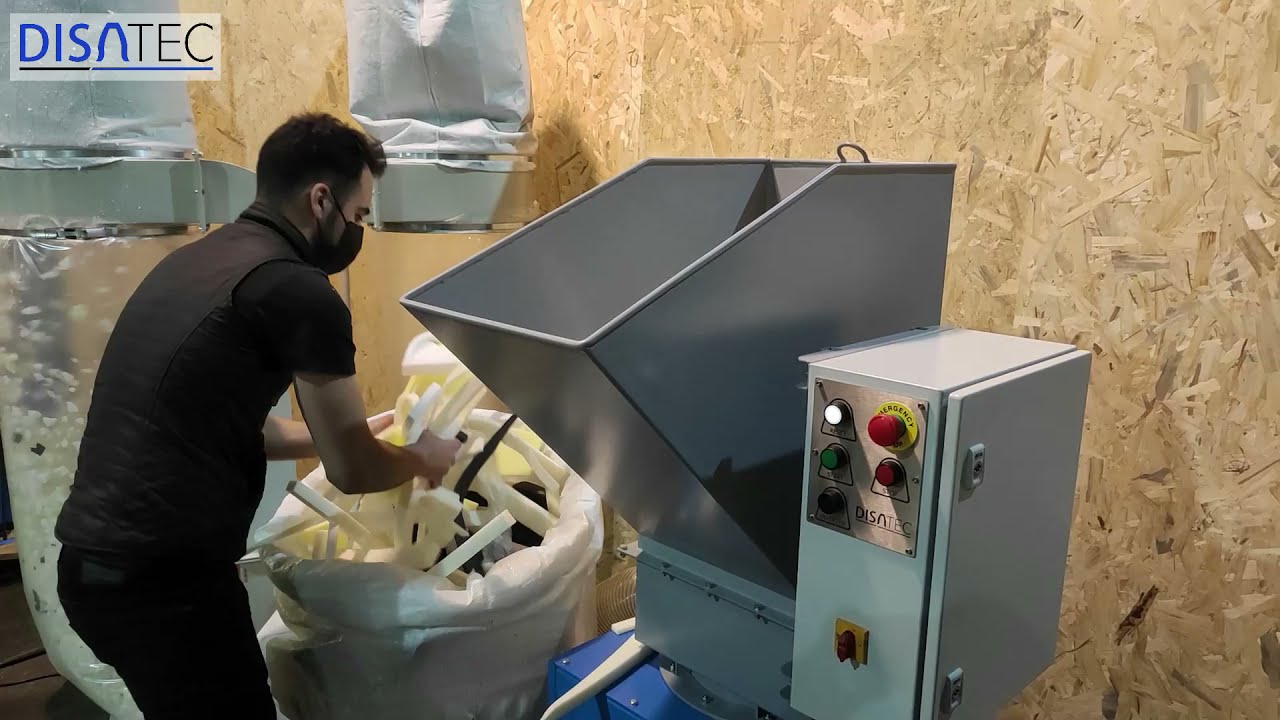 Máquina trituradora de espuma | Foam shredder machine