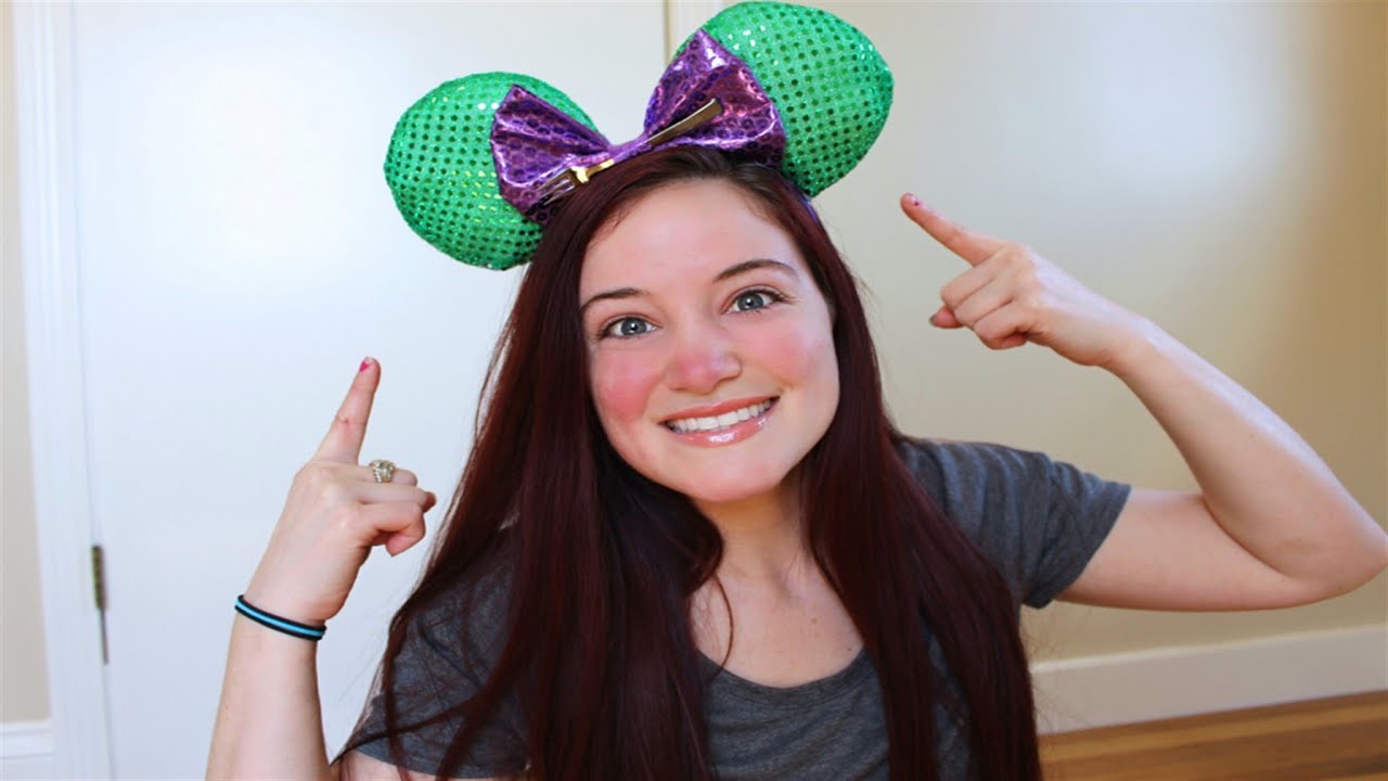 DIY DISNEY MICKEY MOUSE EARS TUTORIAL