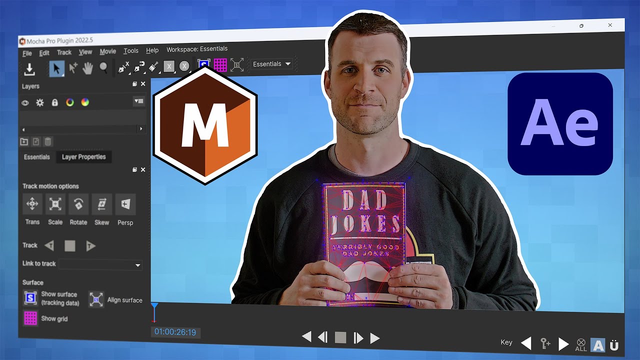 Mesh Tracking in Mocha Pro & After Effects Tutorial