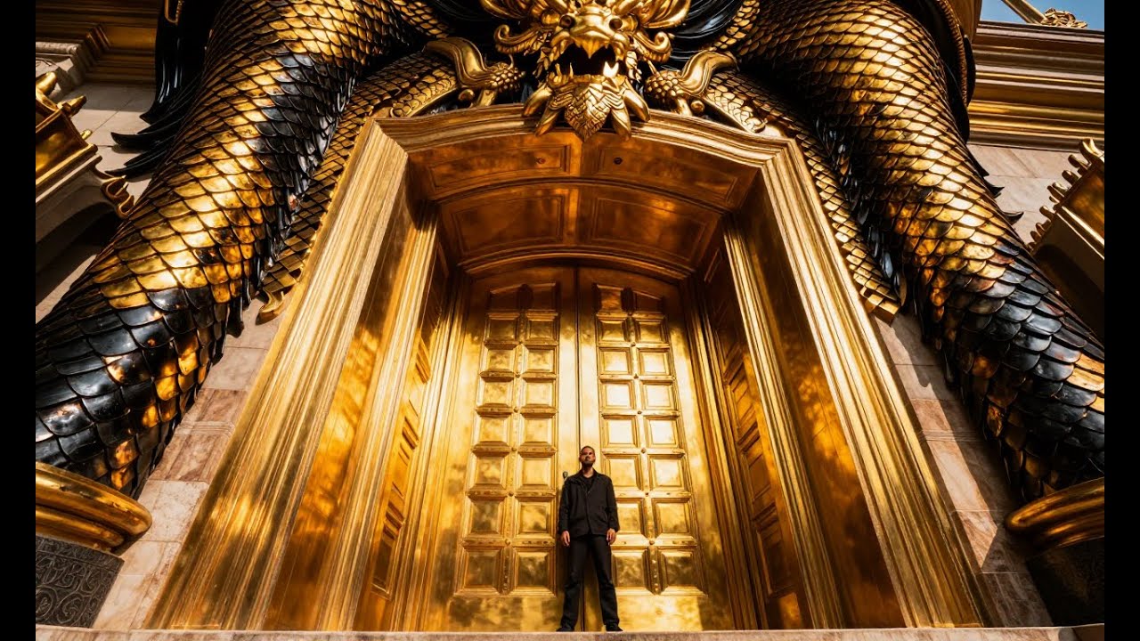 The $3B Dragon House Made Of Pure Gold | Ultimate Dark Luxury Tour