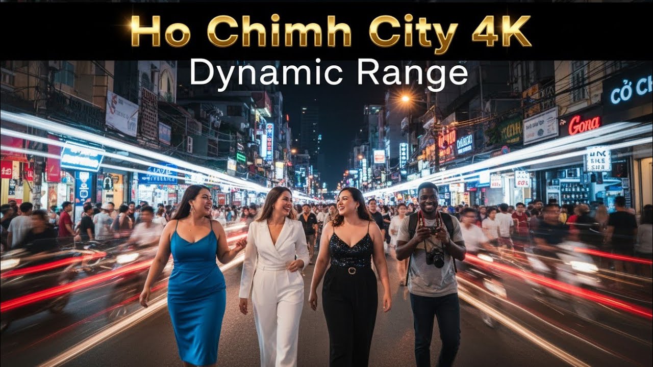 4K HDR | Insane Energy & Dynamic Range | Ho Chi Minh City Nightlife 🇻🇳 