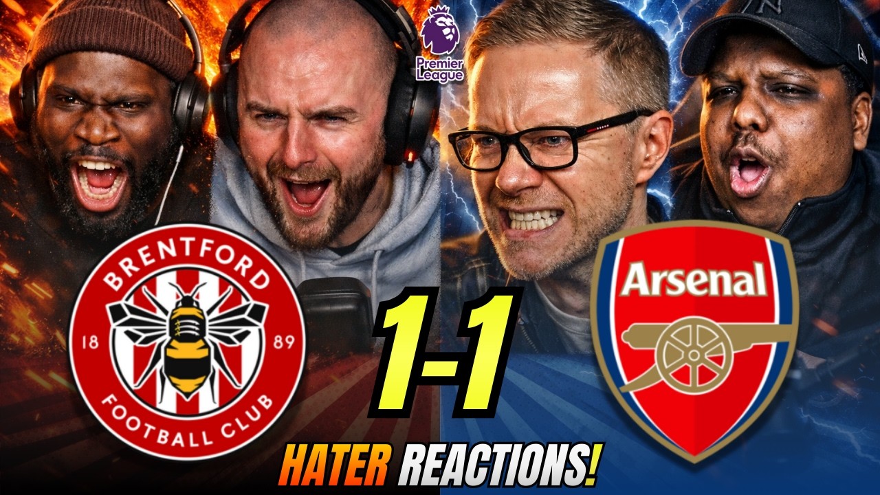 Arsenal’s RIVALS & HATERS reactions to Brentford 1-1 Arsenal! Premier League Fan Reactions