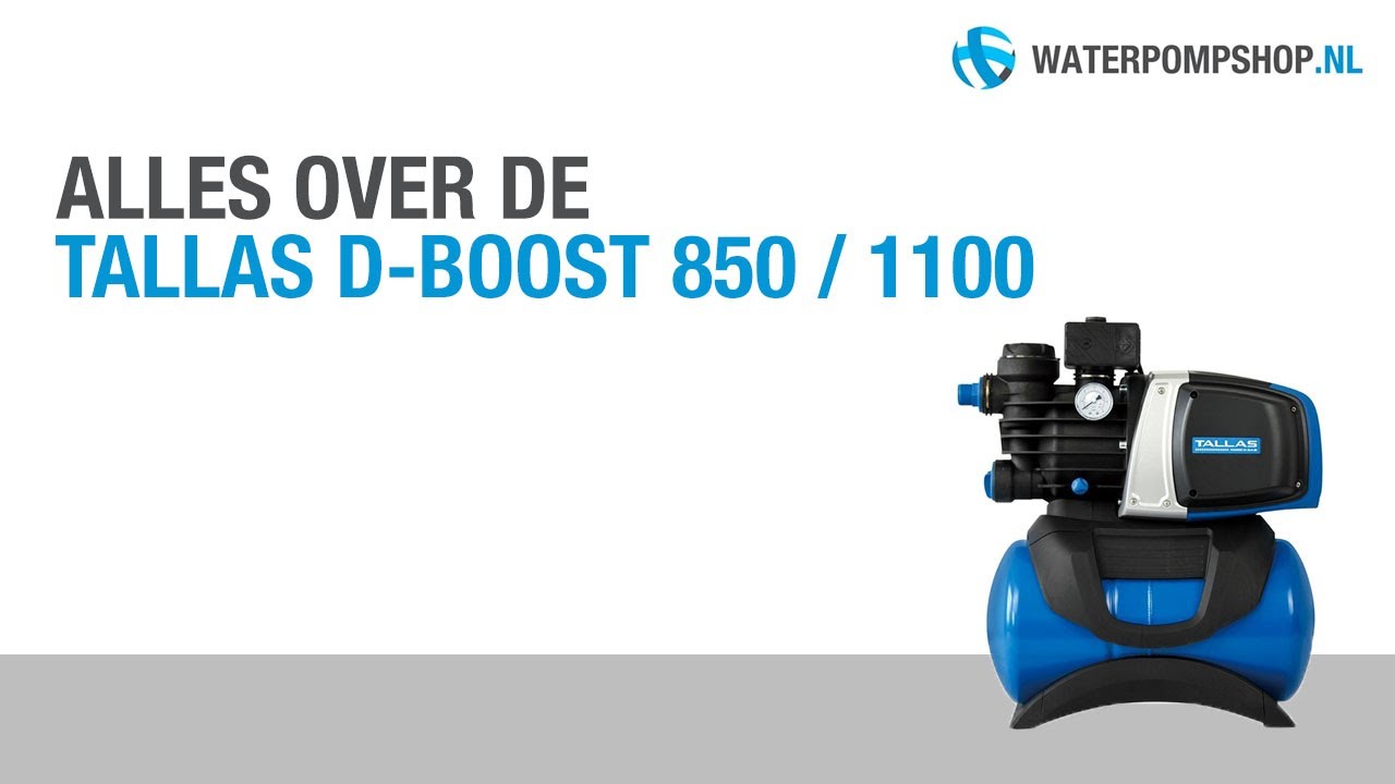Tallas D-BOOST 850 / 1100 Hydrofoorpomp
