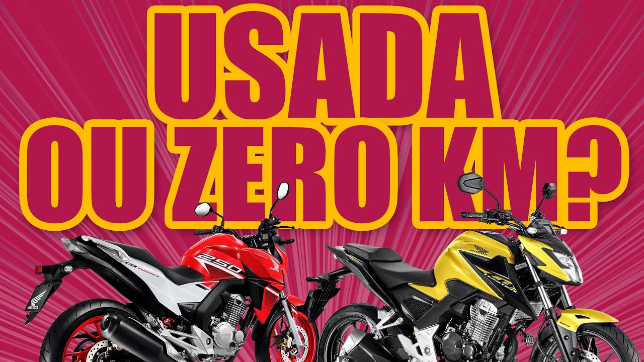 Honda CB250F USADA ou CB300F Twister ZERO KM?