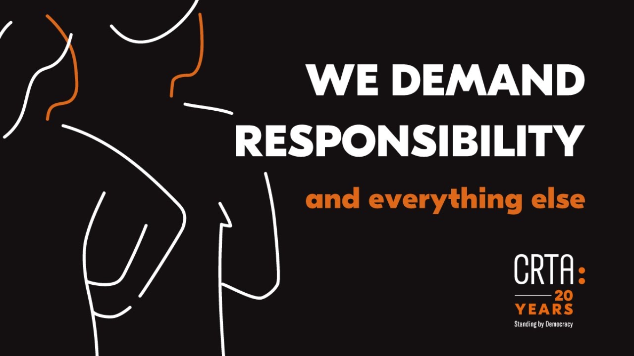 Crta - We demand responsibility and everything else!