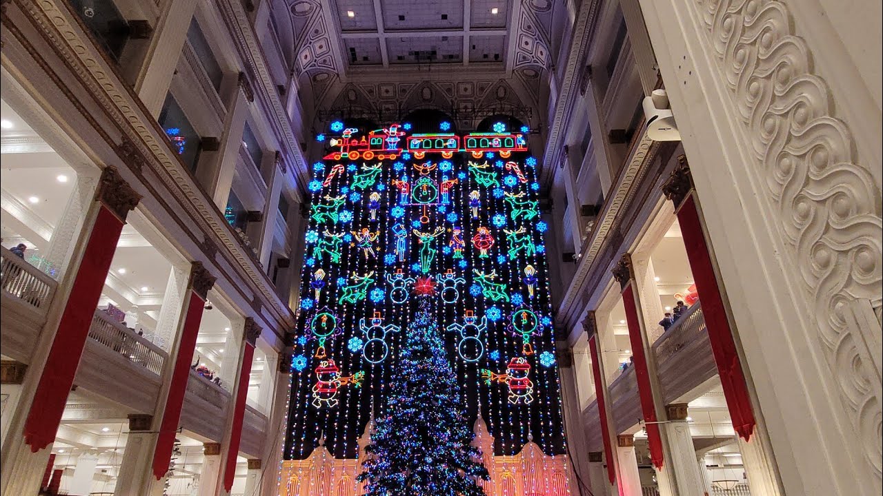 Macy's Center City (Wanamaker's) Light Show 12/18/2022