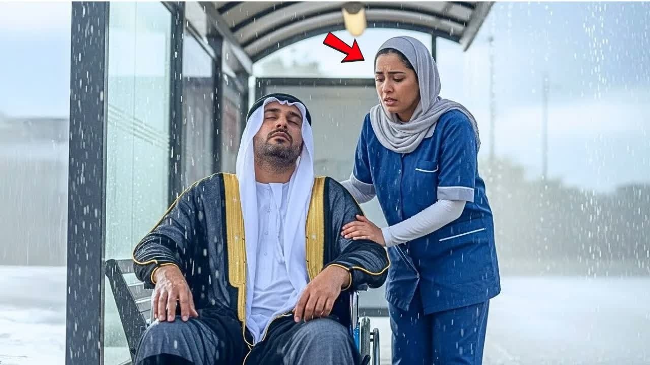 ＂تعالي معي＂ - قالت امرأة فقيرة للملياردير العربي المقعد وأخذته إلى منزلها...