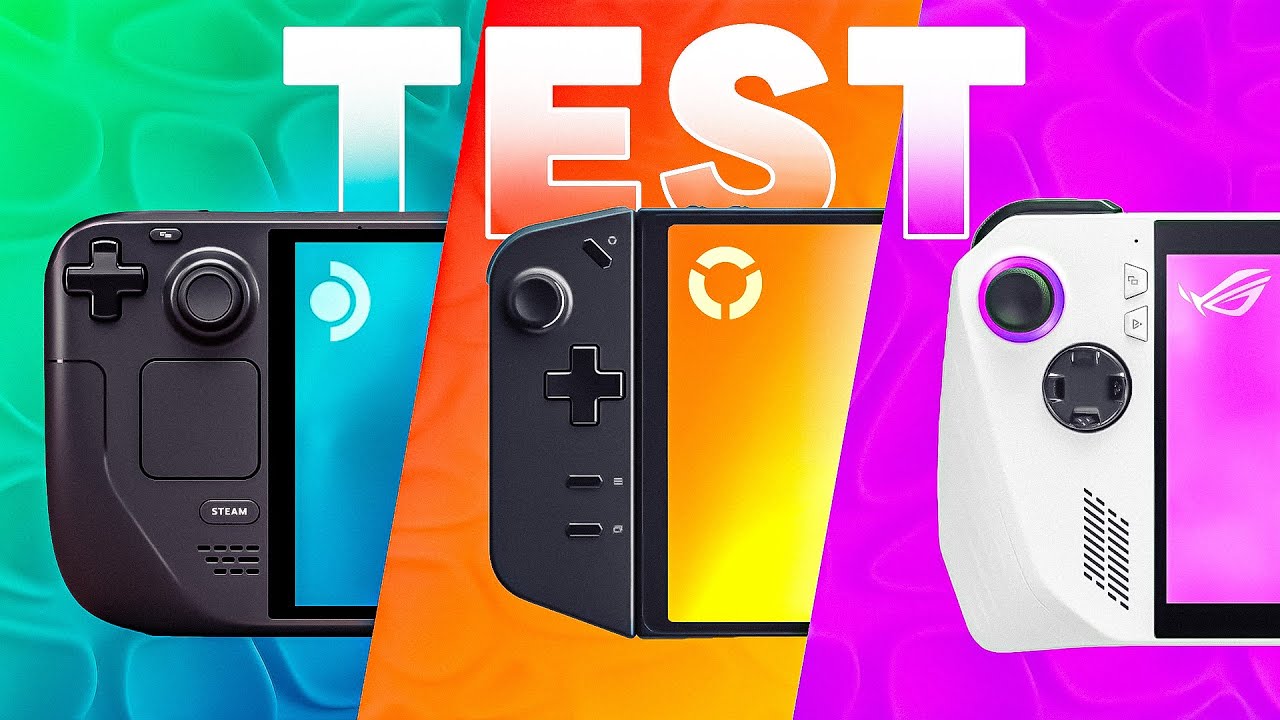 La MEILLEURE Console Portable PC ? ROG Ally vs Steam Deck LCD vs Legion Go