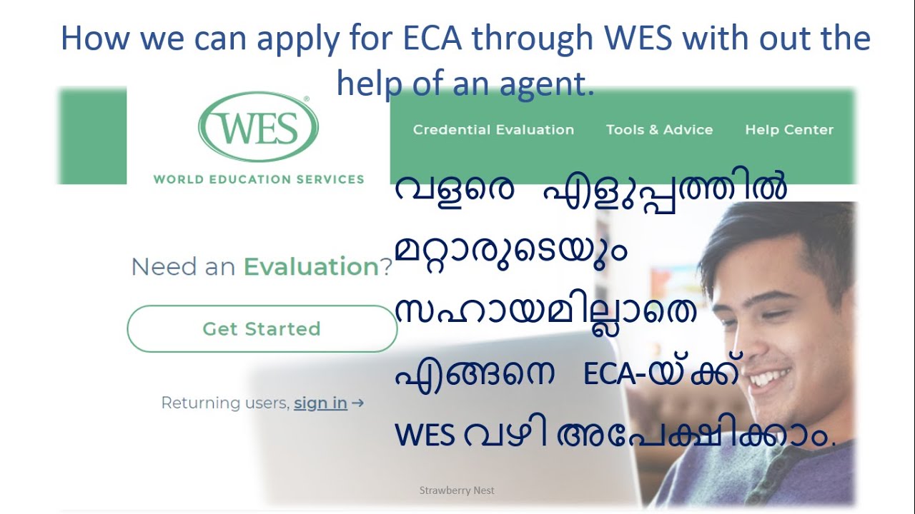 ECA-Education Credential Assessment- through WES with out the help of an agent 2020 -Malayalam.