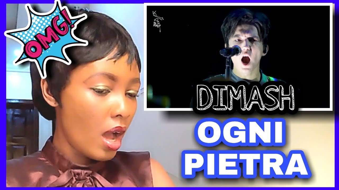 DIMASH KUDAIBERGEN OGNI PIETRA [FANCAM]- TERRIBLE SINGER REACTS I Реакция Димаша Кудайбергена
