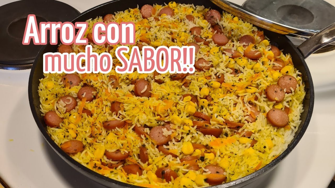ARROZ CON SALCHICHA | FACIL Y RICO