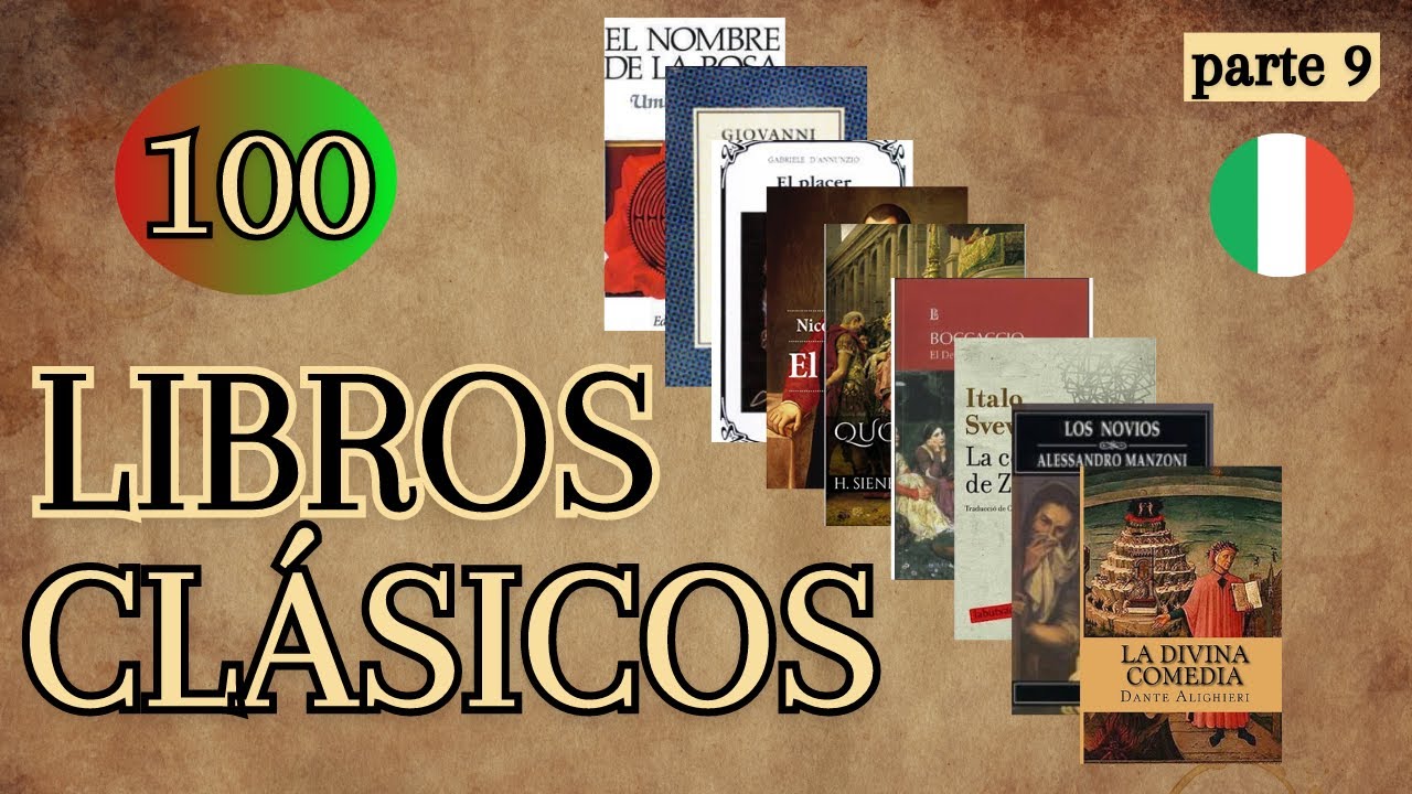 100 LIBROS CLÁSICOS QUE DEBES LEER - PARTE 9 (Autores Italianos)