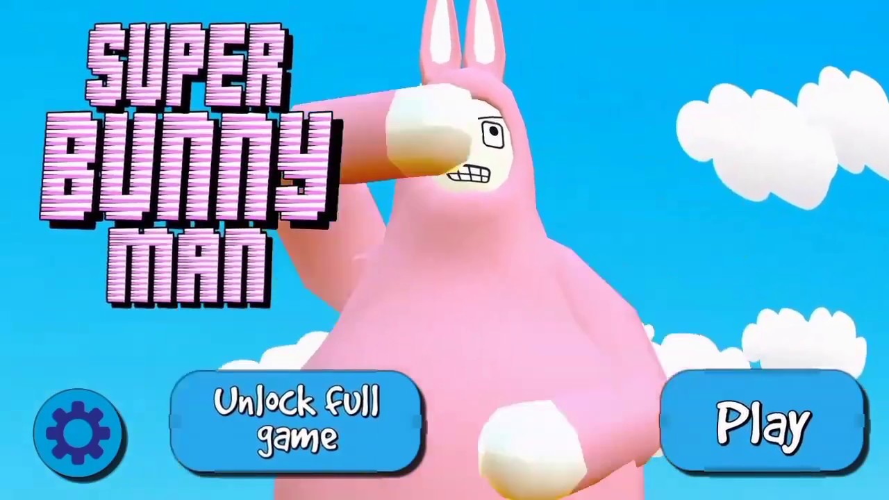 Super Bunny Man! First play video game review!