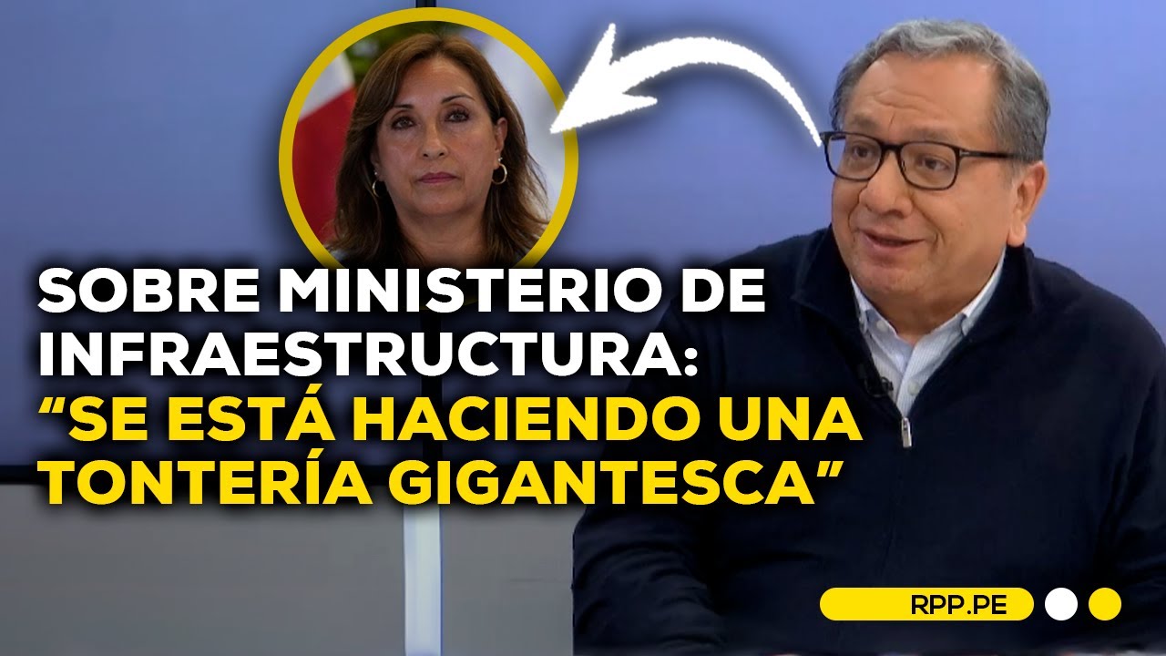 Carlos Anderson critica creación del Ministerio de Infraestructura #LASCOSASRPP | Entrevista