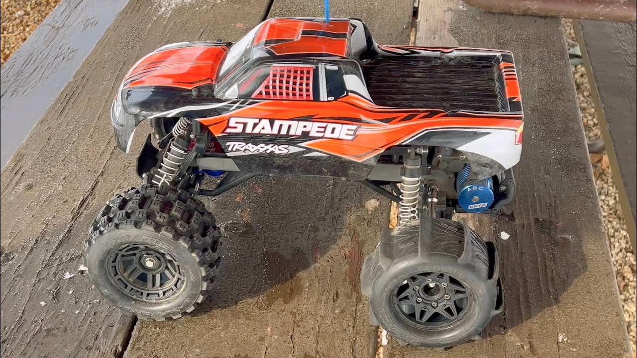 Traxxas Stampede 2wd UPGRADES and SNOW BASH!!