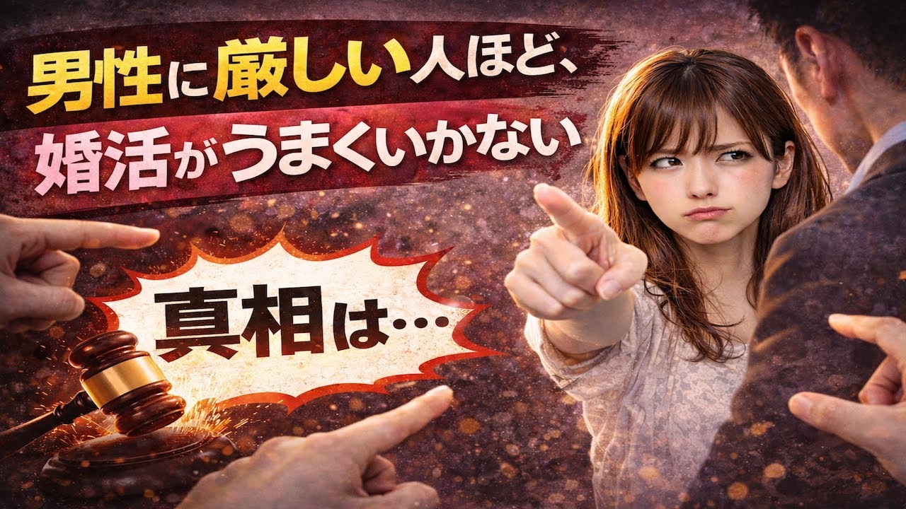 男性に厳しい人ほど、婚活がうまくいかない理由