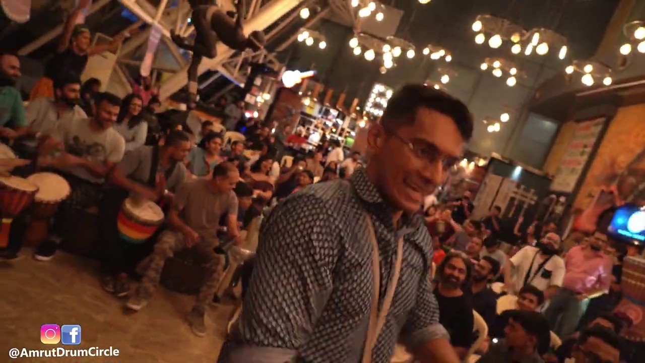 Mesmerizing Drum Circle conducted by Amrut Bhat | Team Building Corporate Drum Circle