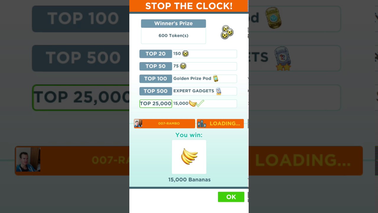 Minion Rush - Claim Prizes&Opening Silver Prize Pods (Gold Puzzle Piece)(Rank 247+..+..)(14-03-2017)
