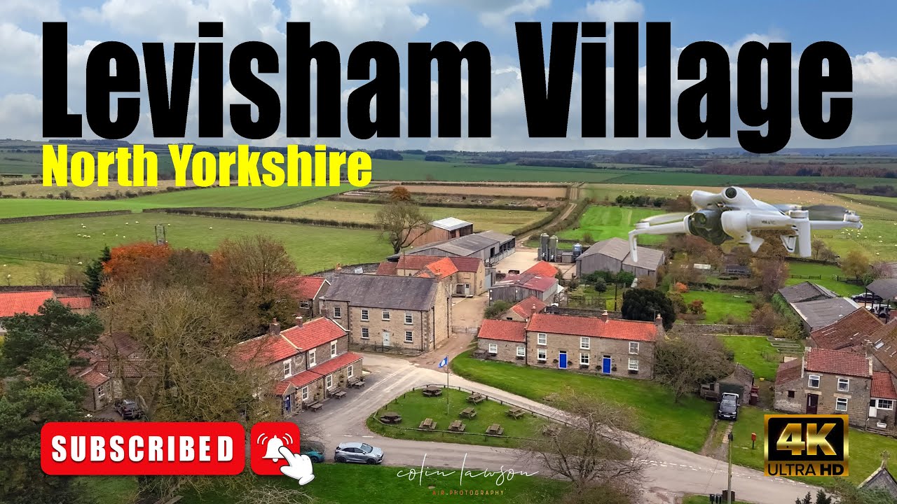Levisham: a hidden North Yorkshire gem. A Drone Journey through the Picturesque Landscape.