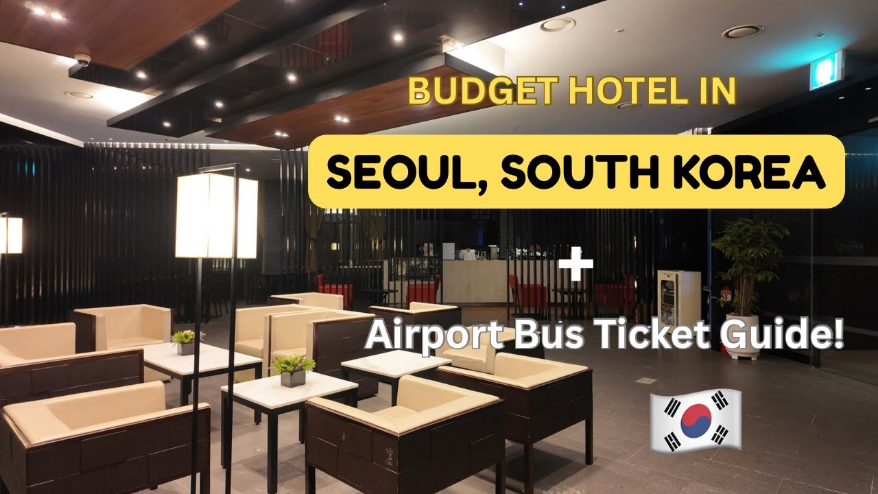 🇰🇷South Korea: Hotel Venue G Room Tour + Airport Bus Ticket Guide!