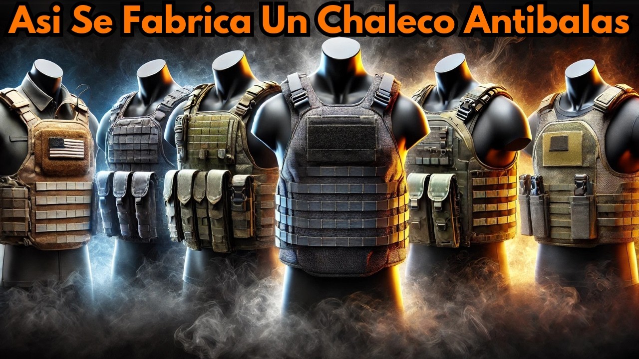 COMO Fabrican LOS CHALECOS ANTIBALAS  🎽 🪖 El KEVLAR En Accion!