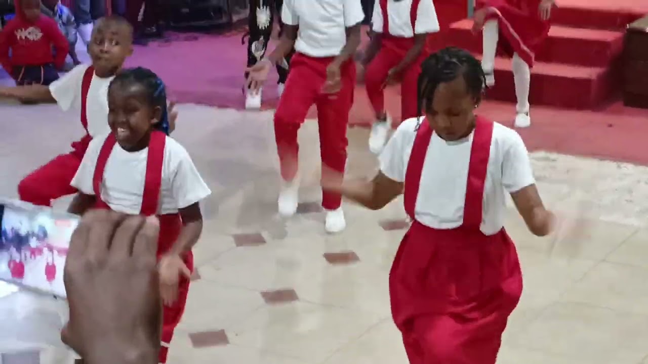 Justus Mwangangi. junior dancers.  PUMWANI G.N.C.A  UMA MISILI