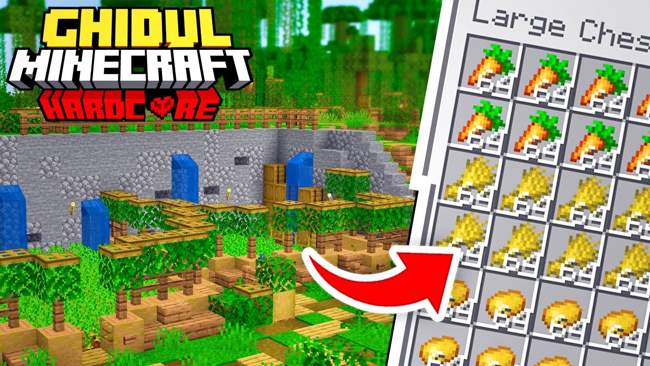 Cum sa Faci o Ferma? - Ghidul Minecraft Hardcore 1.21 - Ep.2