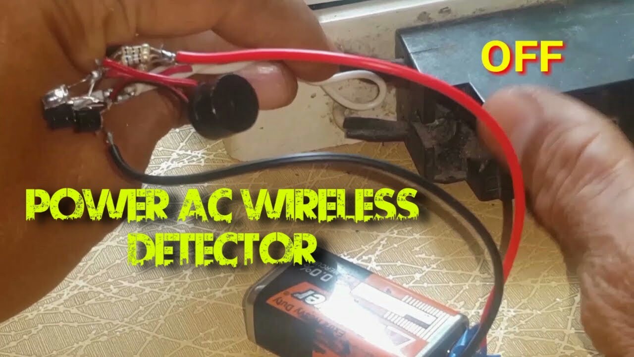 HOW TO MAKE A POWER AC WIRE LESS DETECTOR