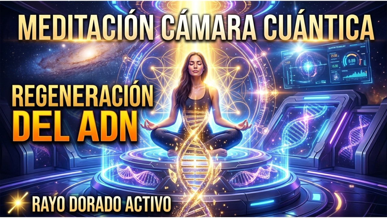 Meditacion Camara Cuantica - Rayo dorado - Sanación Pleyadiana