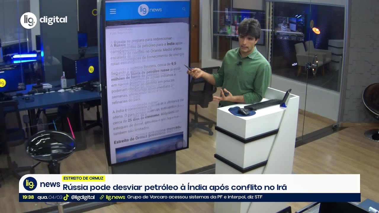 Rússia pode desviar petróleo à Índia após conflito no Irã – 04/03/2026 – Lig News