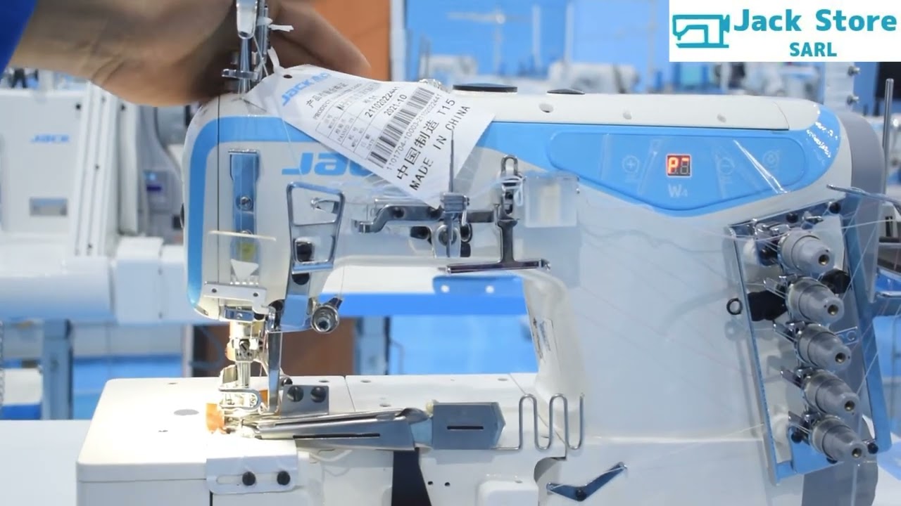 آلة الخياطة جاك كولتوز Jack W4 Machine coulteuse jack garantie 3 ans
