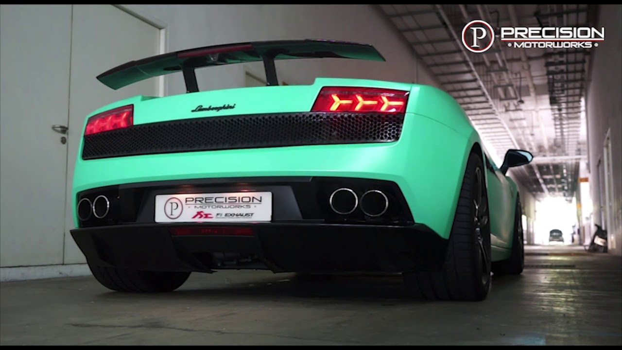 Lamborghini Gallardo LP560-4 Spyder full Fi EXHAUST INSANE Sound w/ HEADERS