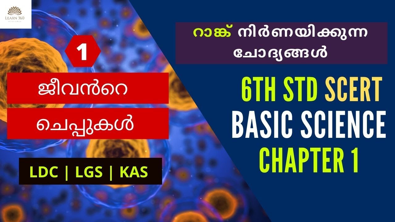 6th Std SCERT Basic Science Text Book Chapter 1 | റാങ്ക് നിർണയിക്കുന്ന ചോദ്യങ്ങൾ | Kerala PSC