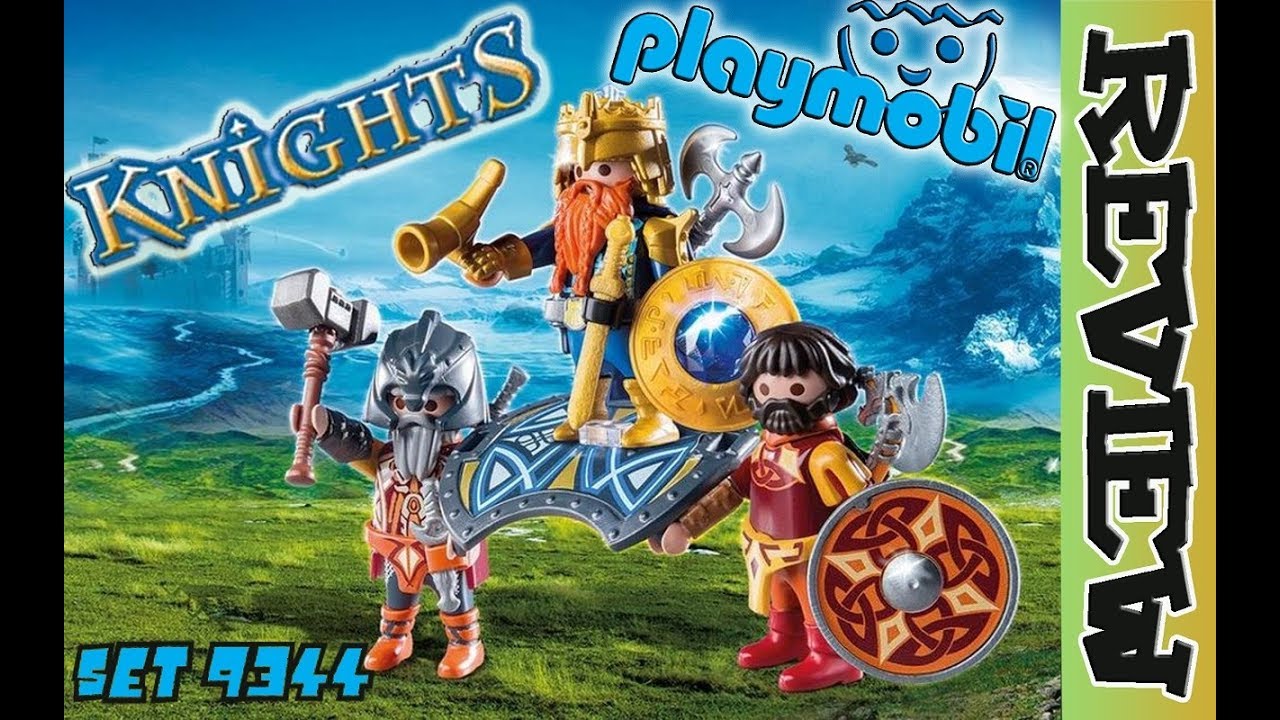 Playmobil Zwergenkönig mit Schildträgern  SET 9344    #Playmobil  #unboxing