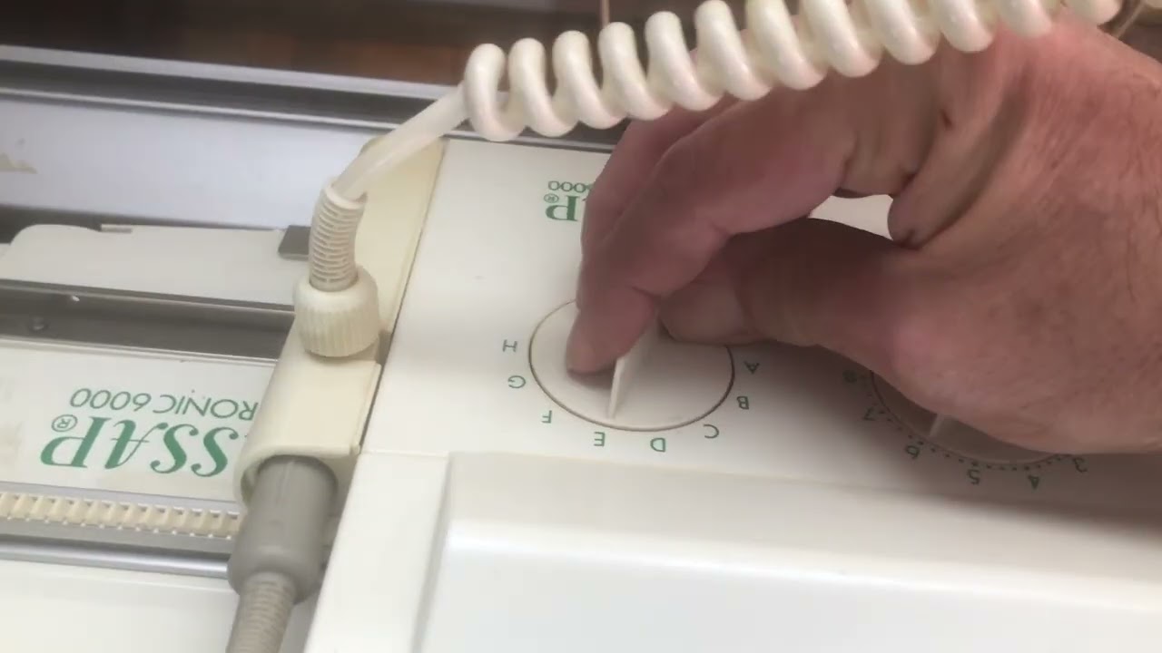 My first project on a Passap E6000 - raglan sweater 
