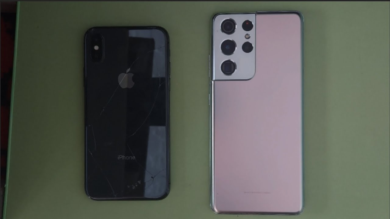 Samsung Galaxy S21 ultra vs Apple iPhone x tezlik test! | O'zbek tilida!!!