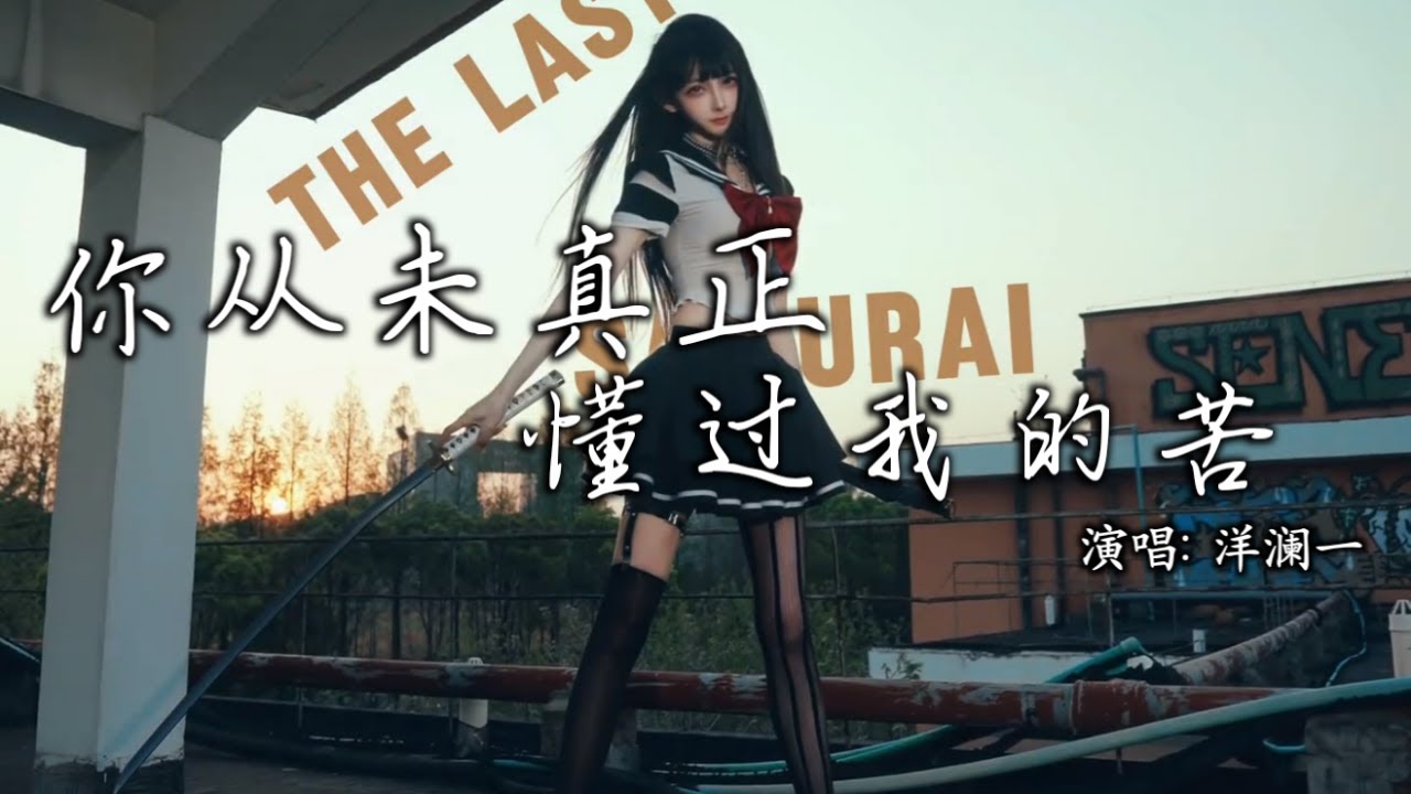 洋澜一 - 你从未真正懂过我的苦│ Ni Cong Wei Zhen Zheng Dong Guo Wo De Ku『你从未真真正正懂过我的苦，就像你不懂我的挣扎和认输。』【动态歌词MV】