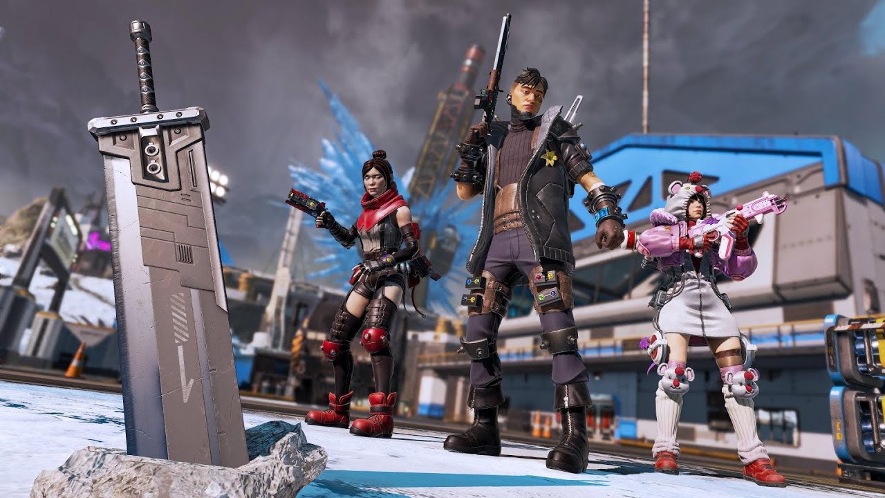 3 idiots play with the apex final fantasy sword