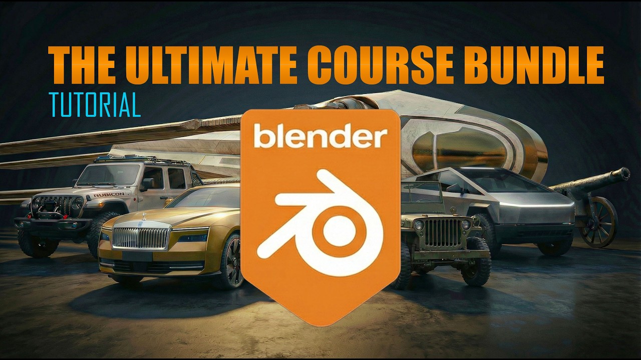 Master Blender 3D: The Ultimate Professional Course Bundle