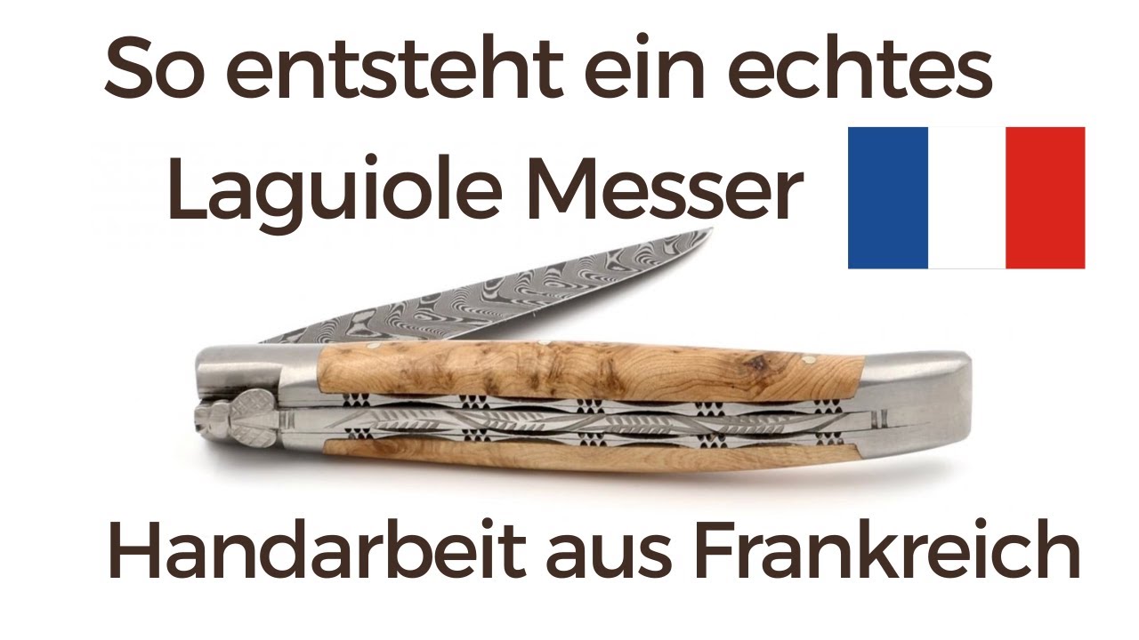 So entsteht ein echtes Laguiole Messer bei Laguiole en Aubrac