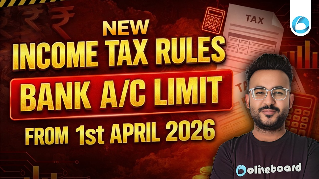New Tax Rules | Back A/C Limit from 1st April 2026 | Current Affairs for RBI Grade B 2026