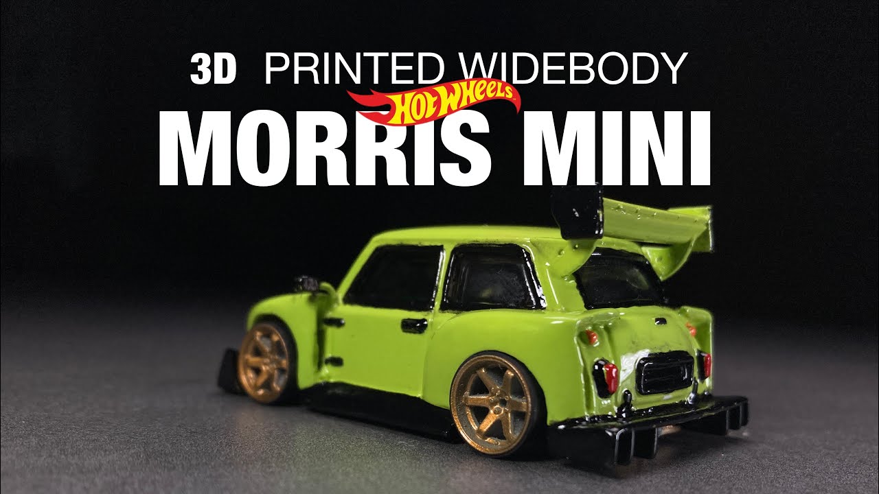 Custom Hotwheels MrBean Morris Mini