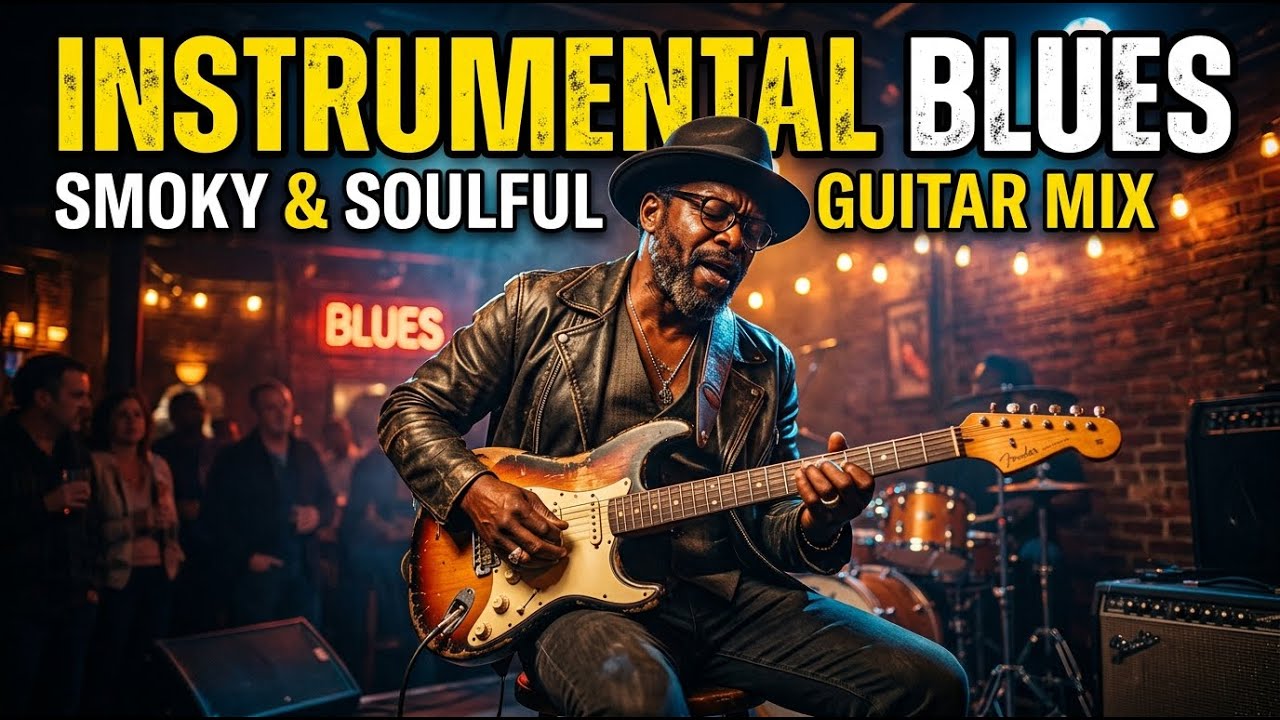 Smooth Blues Lounge – Relaxing Electric Guitar Vibes