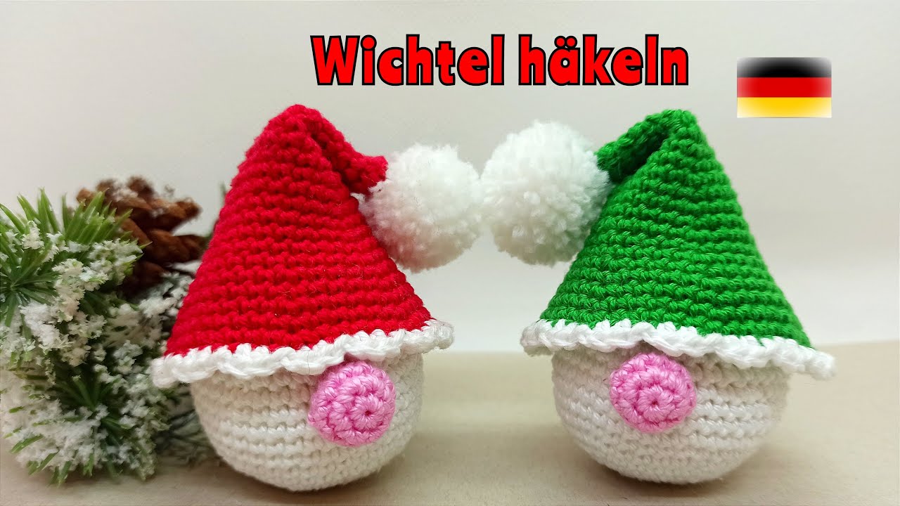 Wichtel häkeln - Weihnachts-dekoration
