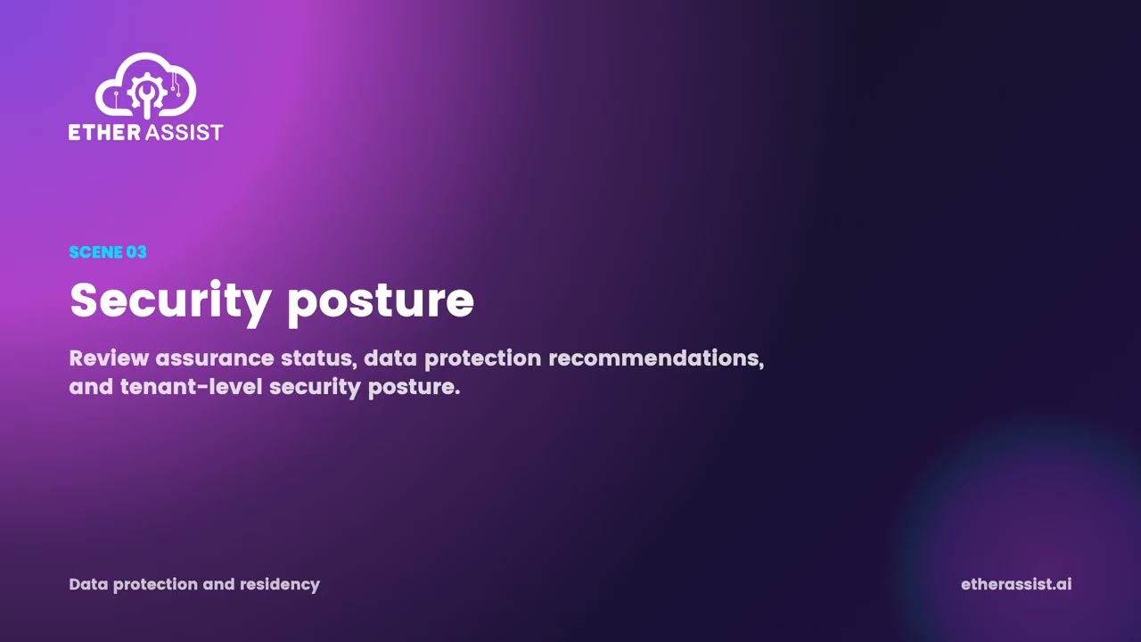 EtherAssist Data Protection | Customer Control and Regional AI