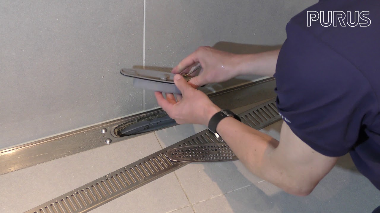 Purus - Cleaning & Maintenance Video for the NOOD Water Trap. Wetroom Drainage Instructions