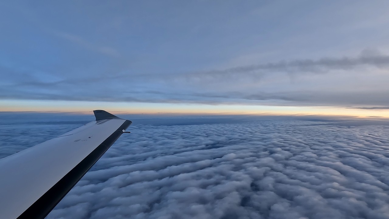 Beautiful Sunrise In The Flight Levels | Pilatus PC-12NG