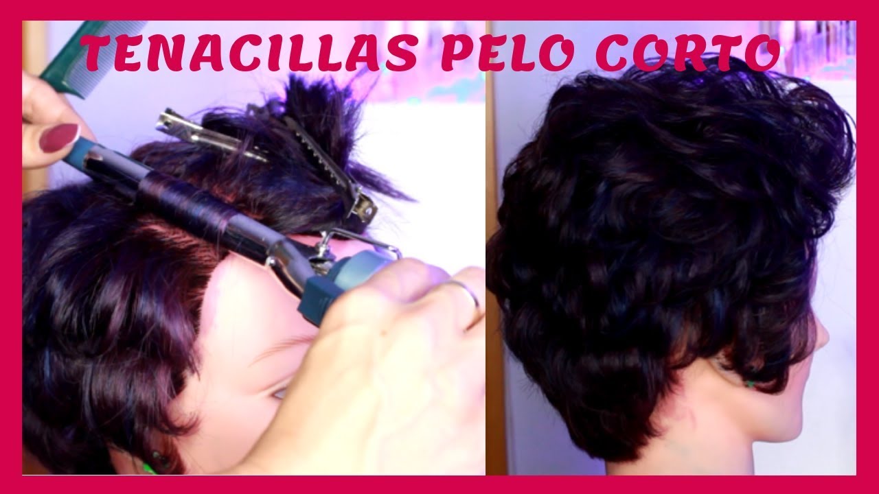 TENACILLAS EN PELO CORTO 🎀 sandranewlook