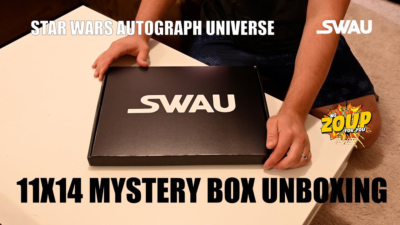 UNBOXING THE STAR WARS AUTOGRAPH UNIVERSE MYSTERY BOX!